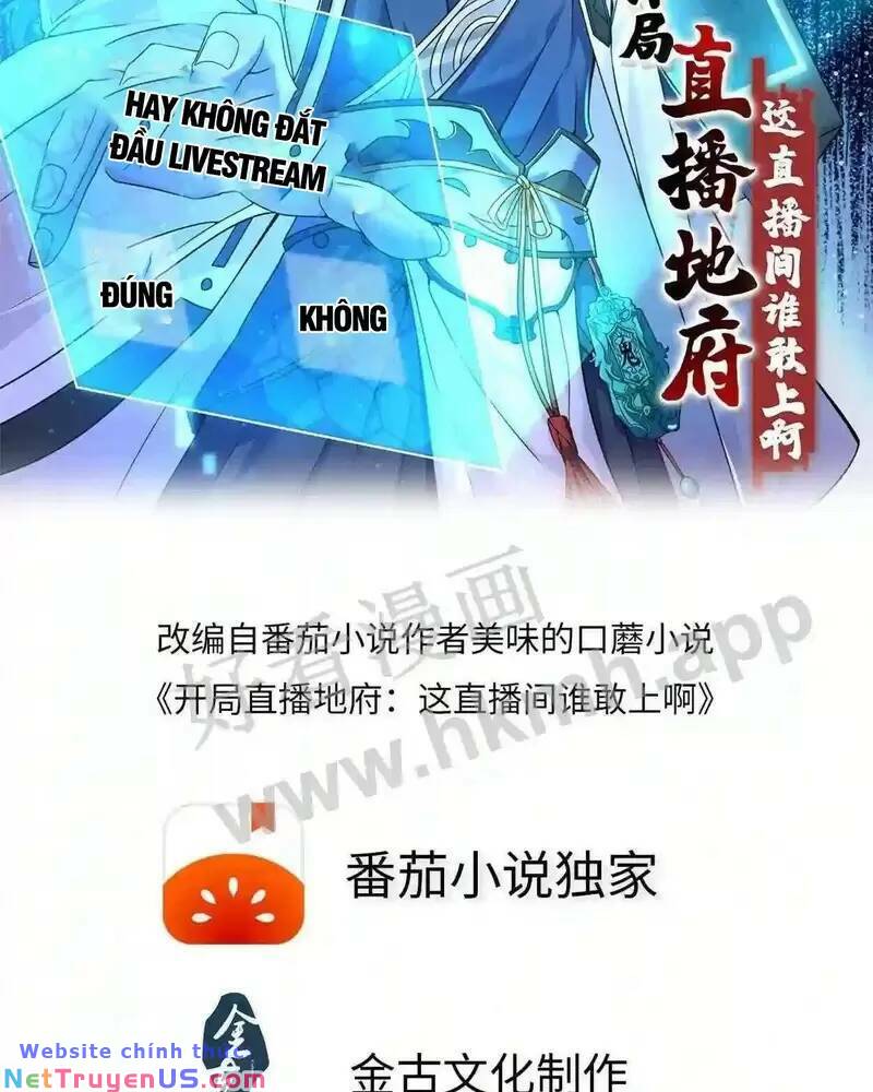 Bắt Đầu Livestream Ở Địa Phủ: Phát Sóng Trực Tiếp Ở Đây Ai Dám Đến: Chapter 1