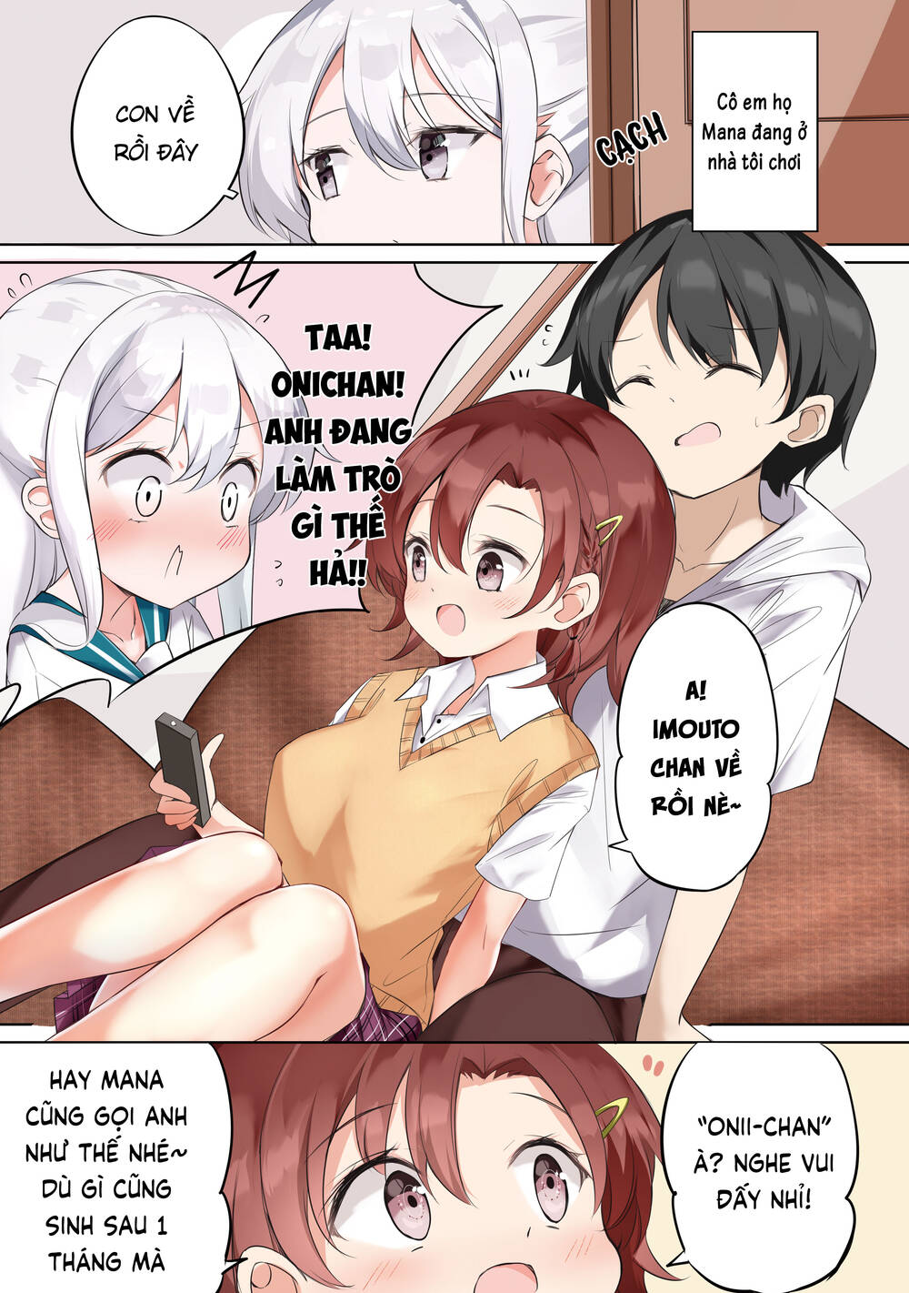 Em gái tôi mỗi ngày lại nhìn vào mắt tôi: Chapter 14: Không cho chị gọi "Onii-chan" đâu!