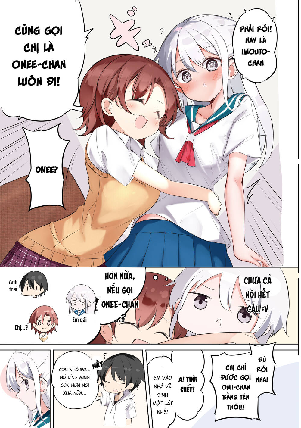 Em gái tôi mỗi ngày lại nhìn vào mắt tôi: Chapter 14: Không cho chị gọi "Onii-chan" đâu!