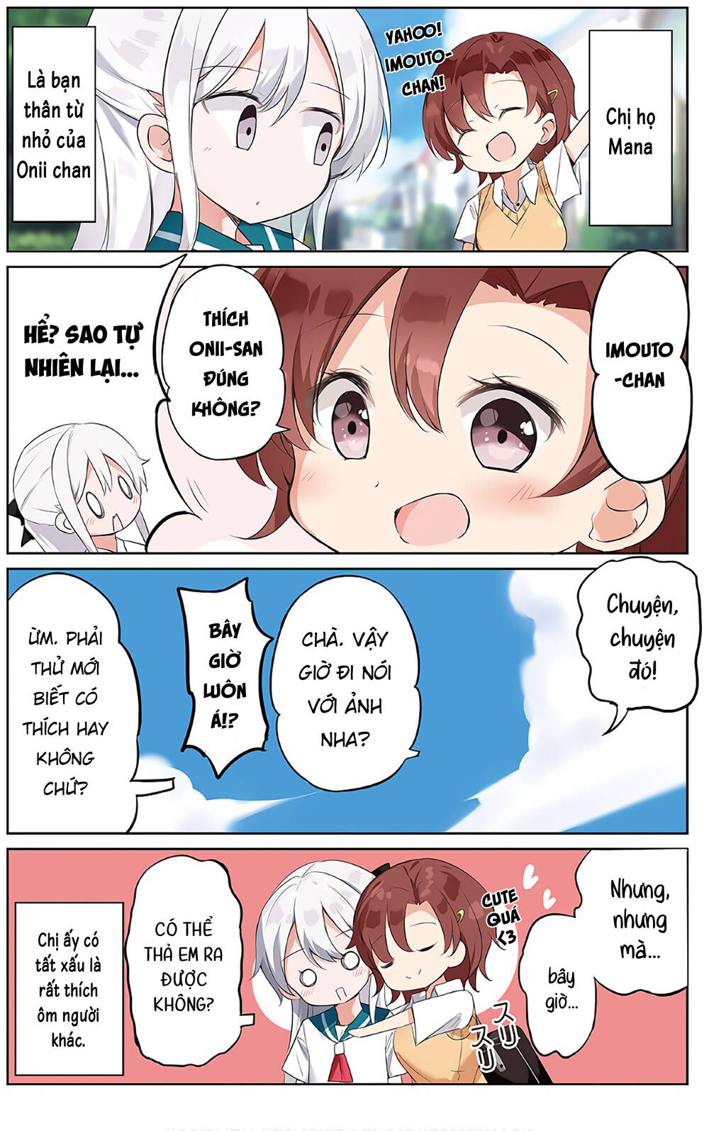 Em gái tôi mỗi ngày lại nhìn vào mắt tôi: Chapter 14: Không cho chị gọi "Onii-chan" đâu!