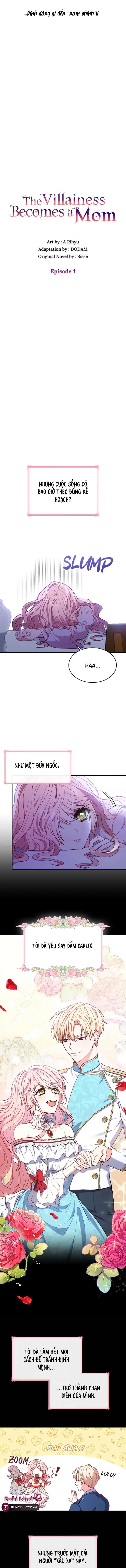 Nhân Vật Phản Diện Làm Mẹ: Chapter 1.1