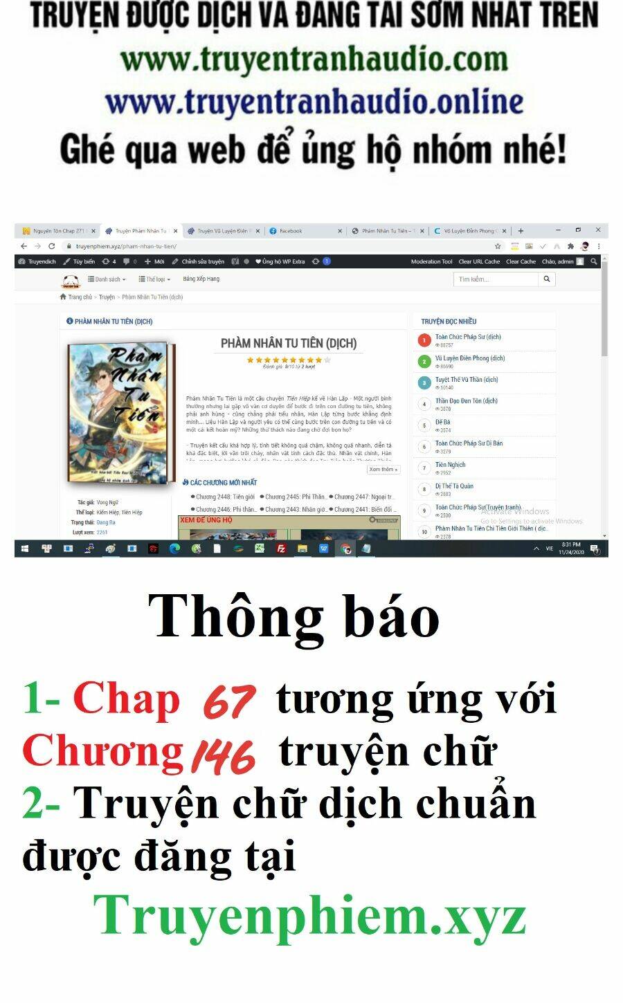 Phàm Nhân Tu Tiên: Chapter 67
