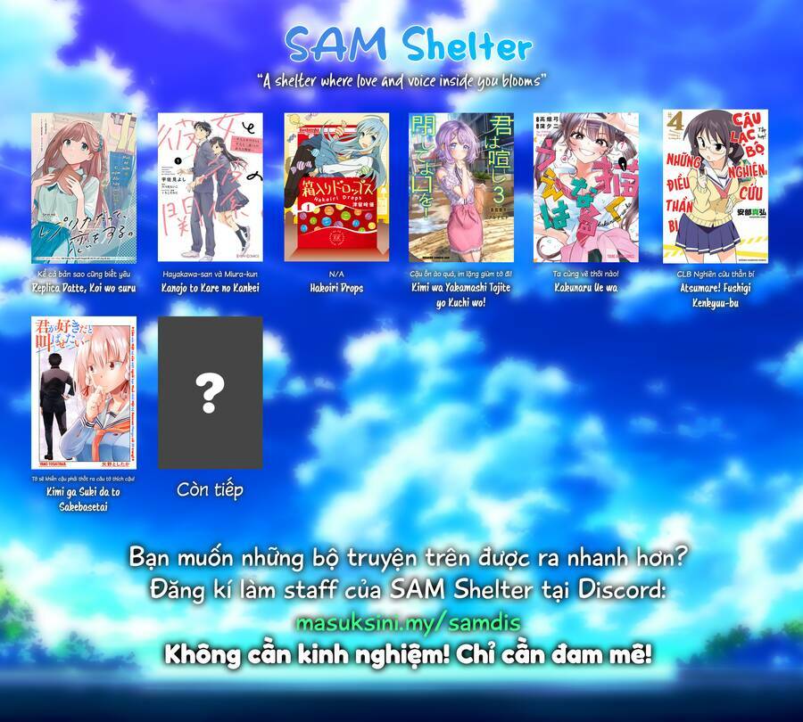 Kimi wa Yakamashi Tojite yo Kuchi wo!: Chapter 36