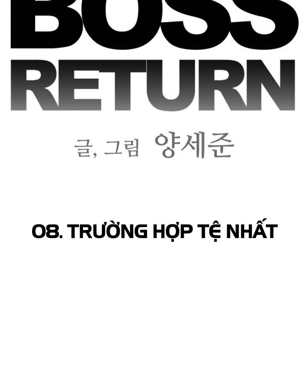 Ông Trùm Trở Lại: Chapter 8