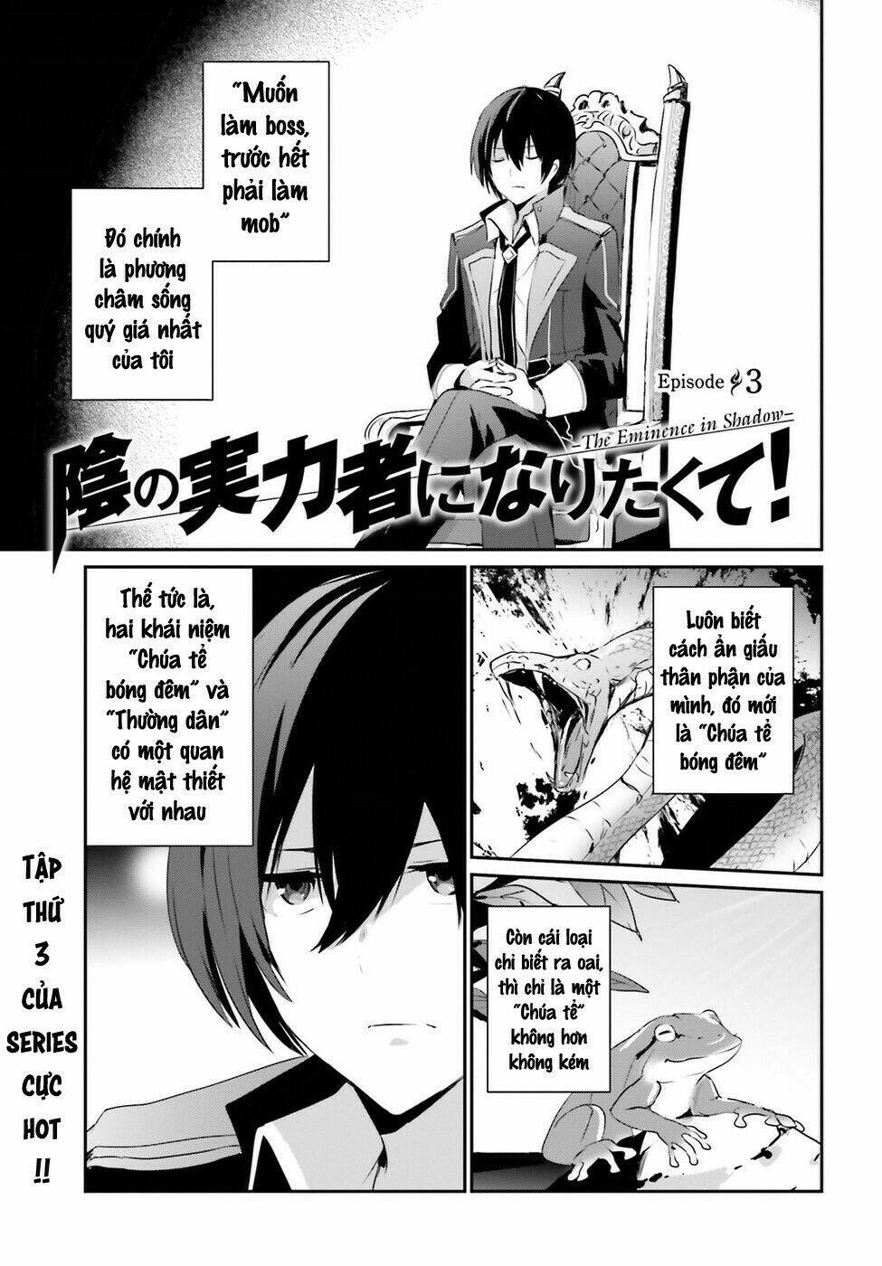 Tao muốn trở thành chúa tể bóng tối!!: Chapter 3