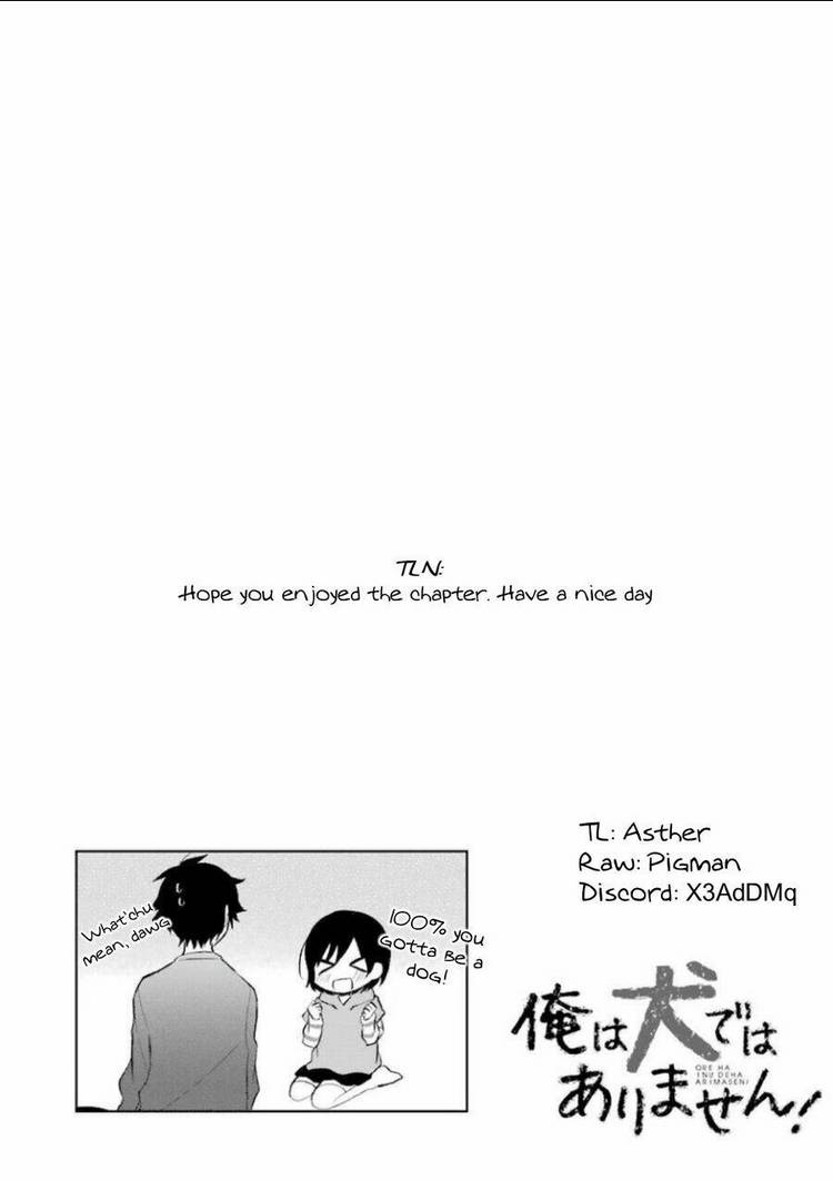 Ore Wa Inu Dewa Arimasen: Chapter 25