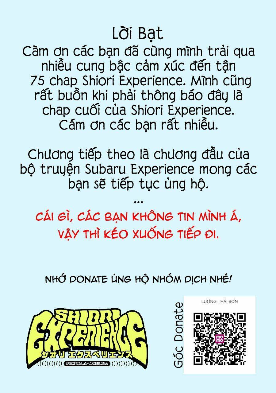 Shiori Experience - Jimi Na Watashi To Hen Na Oji-San: Chapter 75: - Chap cuối