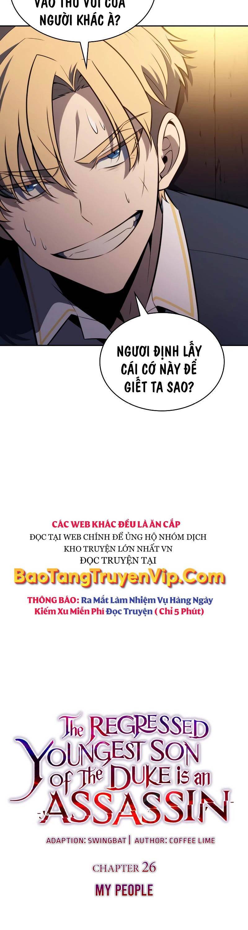 Cậu Út Nhà Công Tước Là Sát Thủ Hồi Quy: Chapter 26