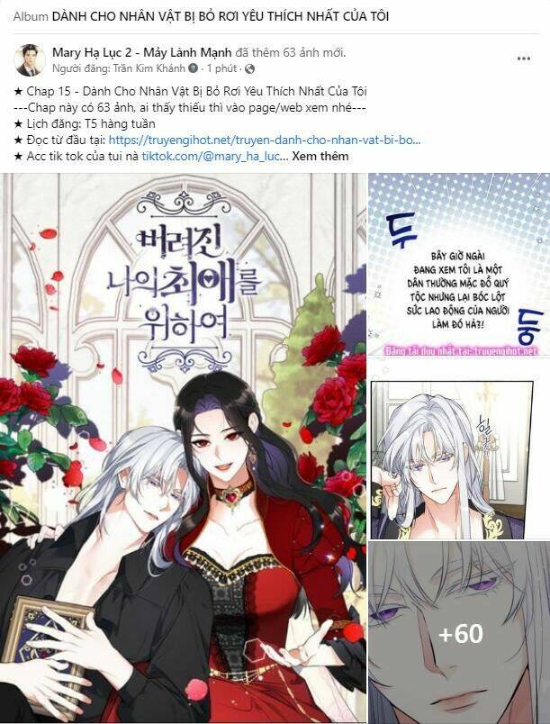 Dành Cho Nhân Vật Bị Bỏ Rơi Yêu Thích Nhất Của Tôi: Chapter 14.2