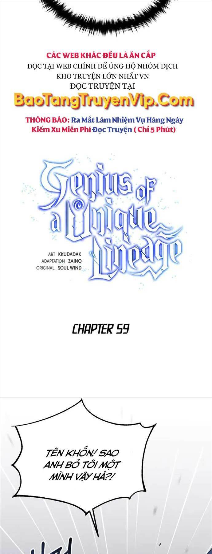 Thiên Tài Của Dòng Dõi Độc Nhất Vô Nhị: Chapter 59