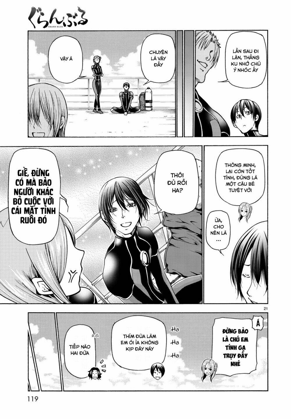 Cô Gái Thích Lặn - Grand blue: Chapter 35