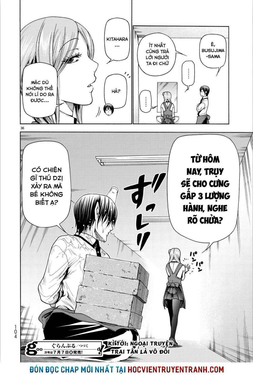 Cô Gái Thích Lặn - Grand blue: Chapter 36
