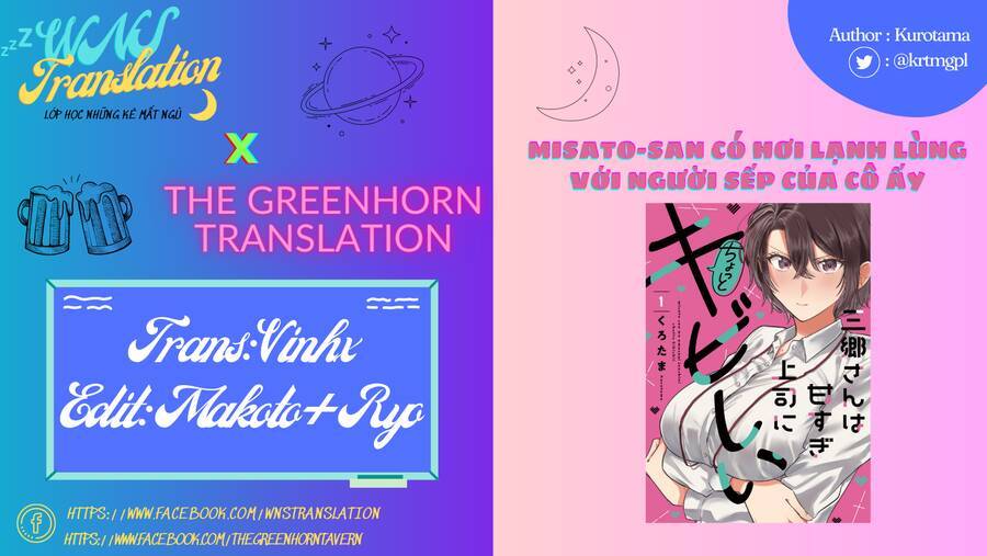Misato Có Hơi Lạnh Lùng Với Người Sếp Của Cô Ấy: Chapter 2